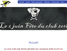 Tablet Screenshot of club-canin-argenteuil.org